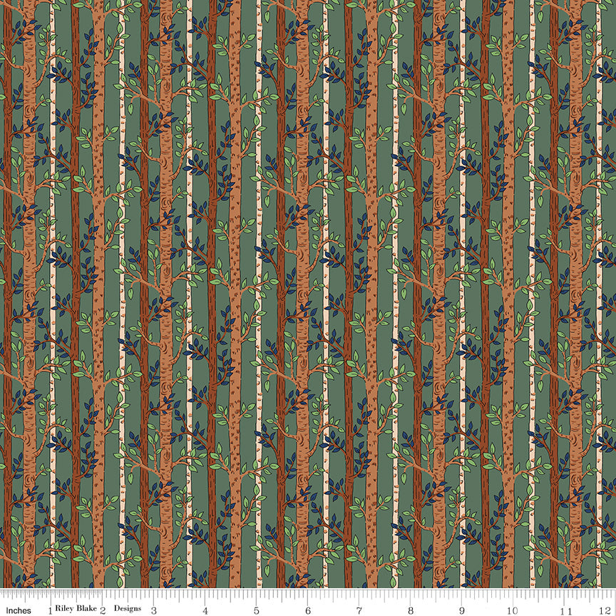 Liberty Woodland Walk Autumn Berries Into the Woods C