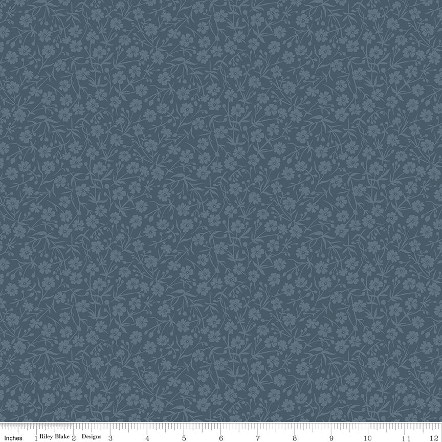 Liberty August Meadow Slate Grey
