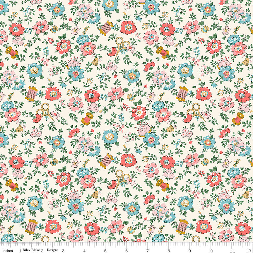 Liberty Tudor Celebration Haberdashery Floral B