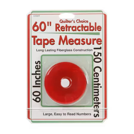 Quilter's Choice 60" Retractable Tape Measure