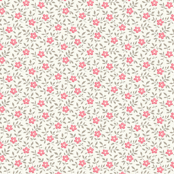 Blushing Blooms - Floral and Vine - Light Cream