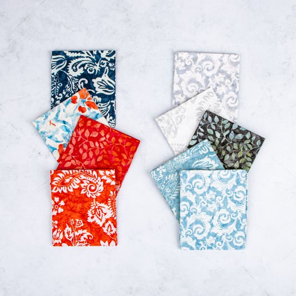 Expressions Batiks Decorator Style Americana Fat Quarter Bundle B