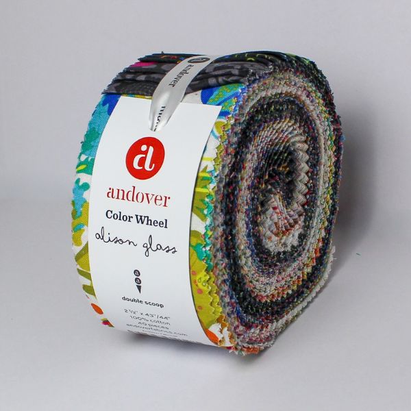 Color Wheel by Alison Glass - 2.5" Strip Roll