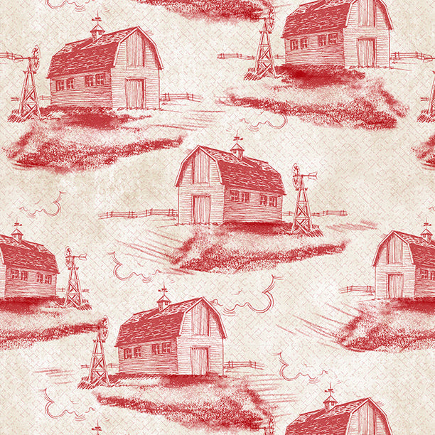 Morning Serenade Cream/Red