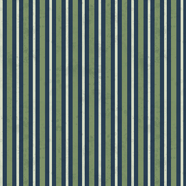 Garden Grace Vertical Stripe Navy
