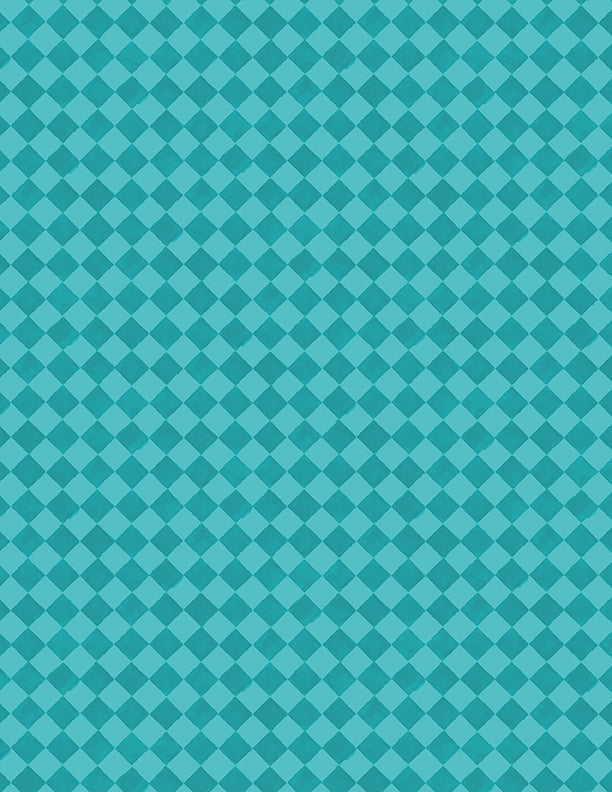 SweetLittlePleasures Diamond Check Teal