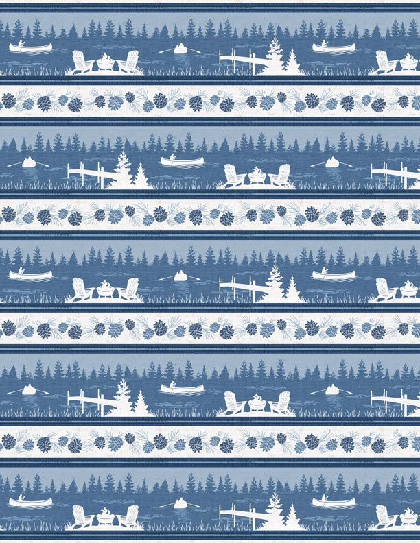 Lake Retreat Repeating Stripe Multi