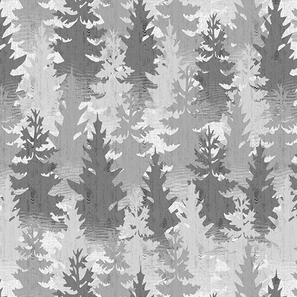 Lake Retreat Packed Trees Gray