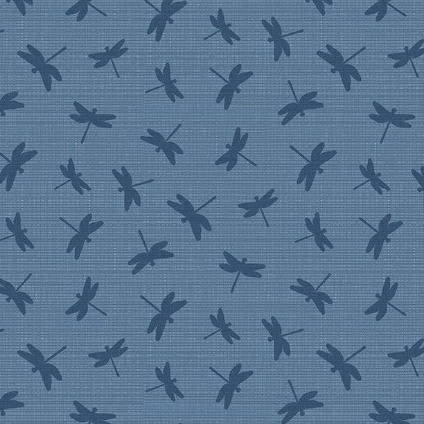 Lake Retreat Dragonfly Toss Denim