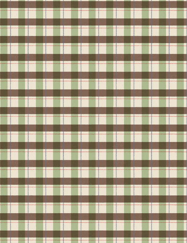Evergreen Escape Plaid Brown/Green
