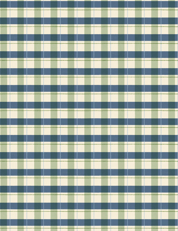 Evergreen Escape Plaid Navy/Green