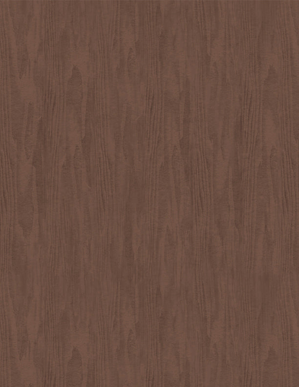 Evergreen Escape Wood Texture Dark Brown