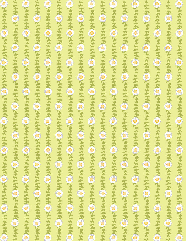 Patch of Sunshine Daisy Chain Green