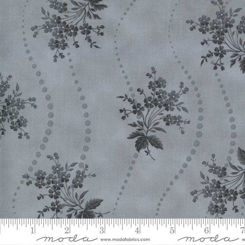 Urban Farmhouse II Dove Floral Dot