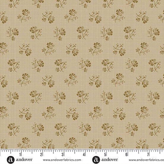 Ayla by Max & Louise Grid Flower Wheat