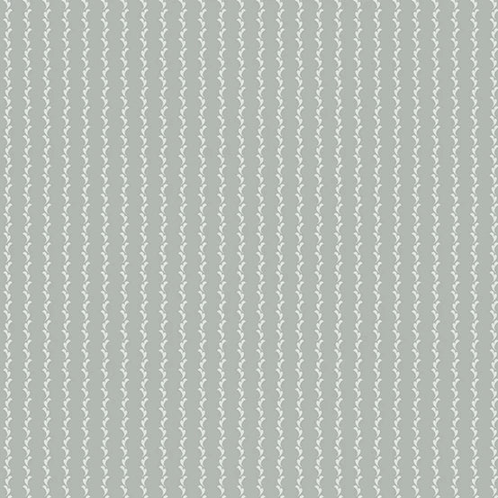 Misty Morning by Andover Fabrics Leaf Stripe Tin