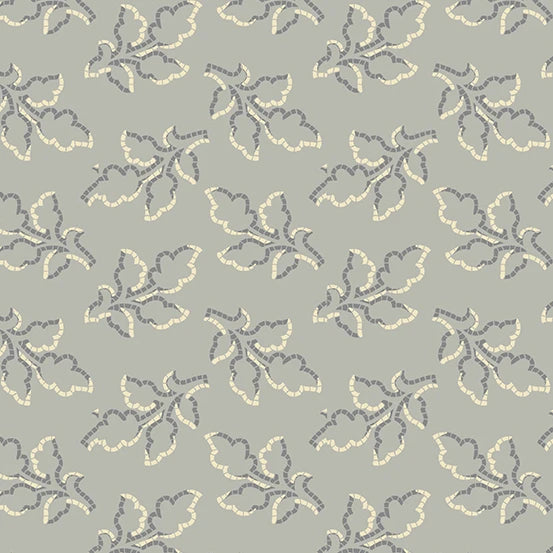 Frond by Andover Fabrics Leaf Gray