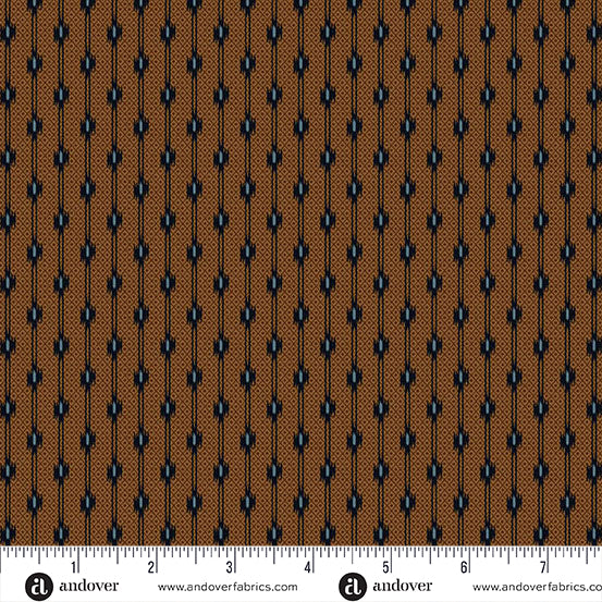 CAROLINA BY JO MORTON Dotty Stripe Brown