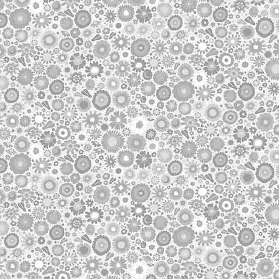 Sun Print 2023 by Alison Glass Parcel Gray and Silver