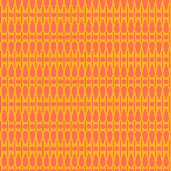 Wildflowers - Geometric Mango by Alison Glass