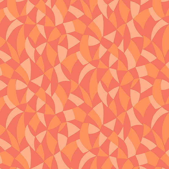 Poppies by Andover Fabrics Crackle Orange