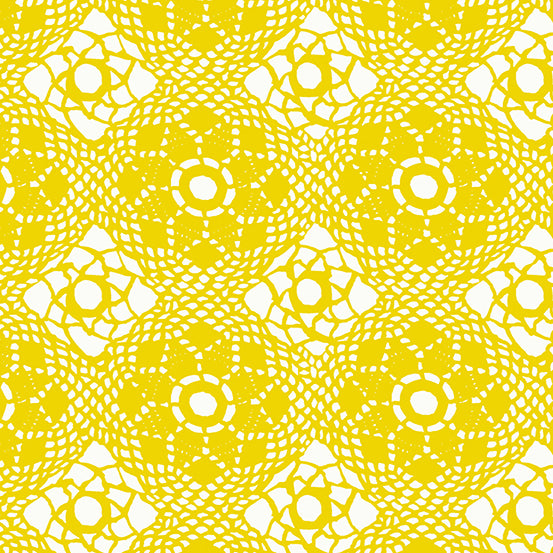 Sun Print 2022 by Alison Glass Crochet Dandelion