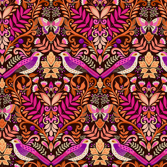Luxe Damask Pink