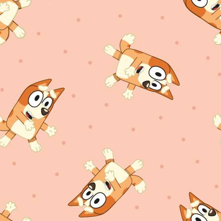 (Craft Fabric) Bluey Bingo Polka Dot