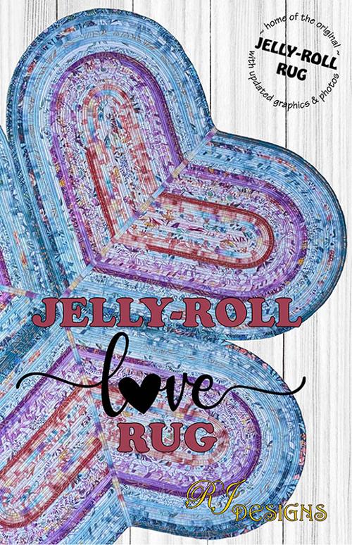 Jelly-Roll Love Rug Pattern RJ Designs