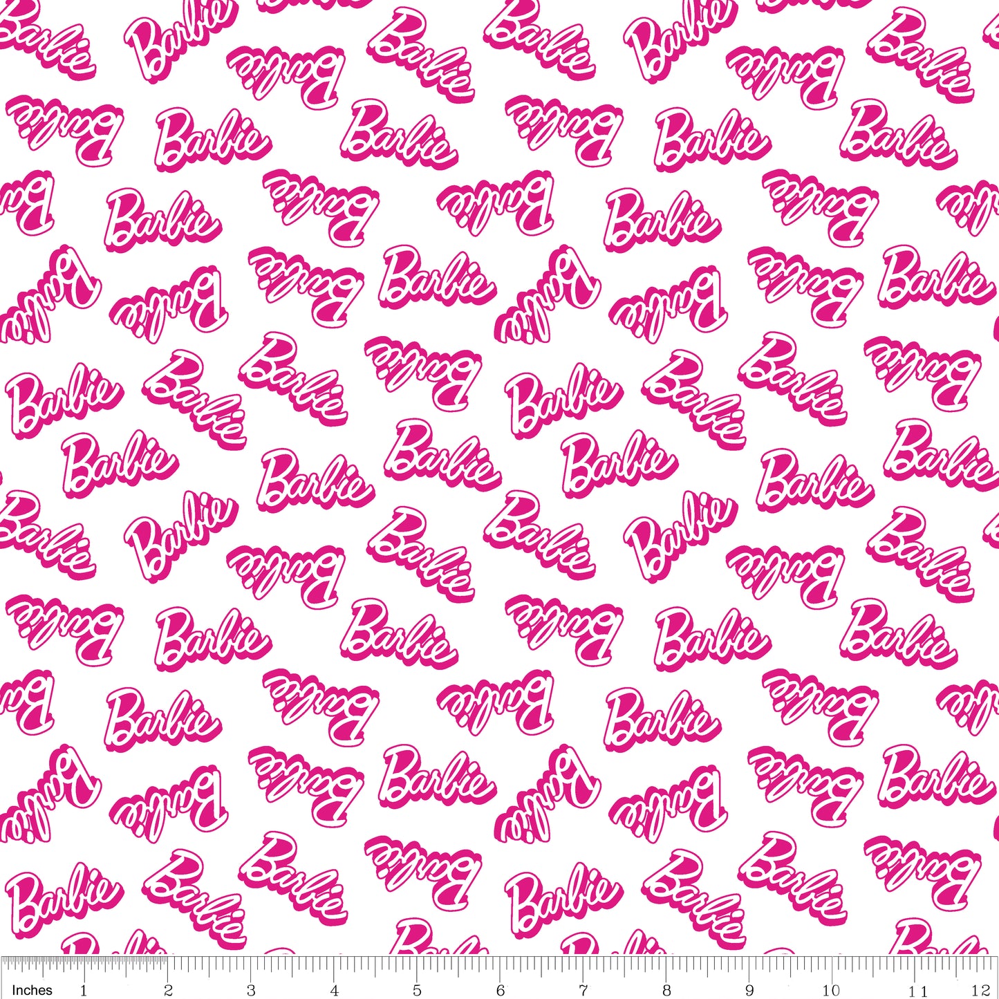 Barbie Logo White