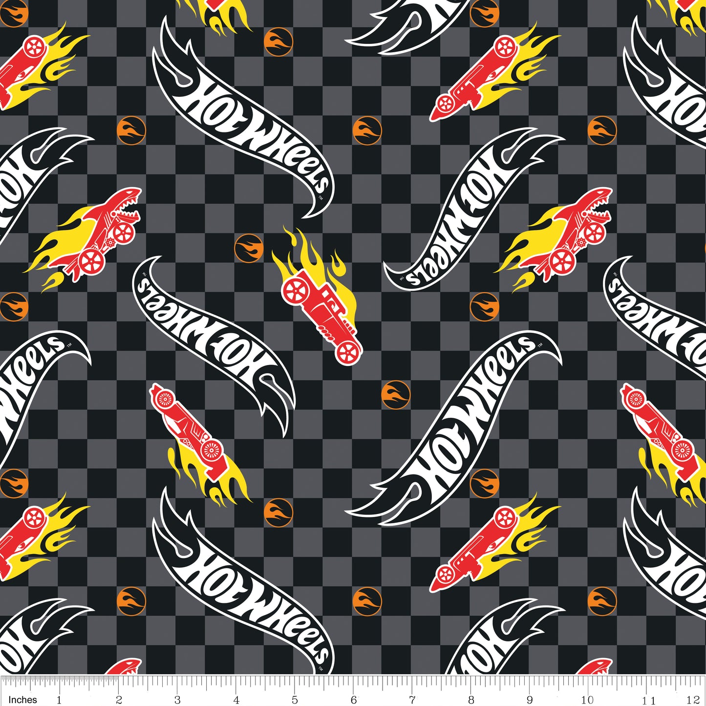 Hot Wheels Logo Black