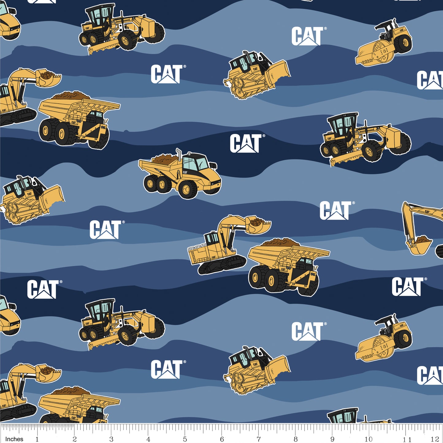 CAT Trucks Blue