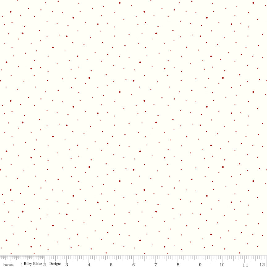 Dapple Dot On Off White Color Barnred