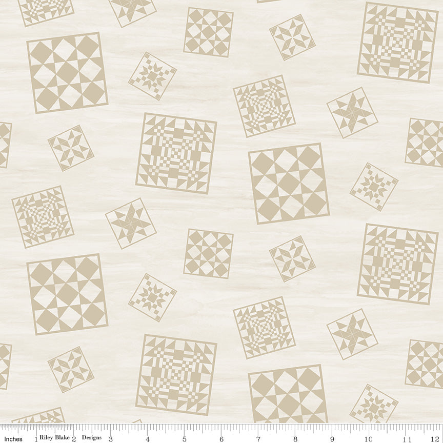 The Heartland Quilt Blocks Cream