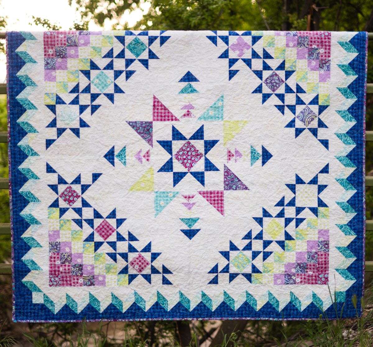 Expressions Batiks Rainbow Sparkles Quilt Kit