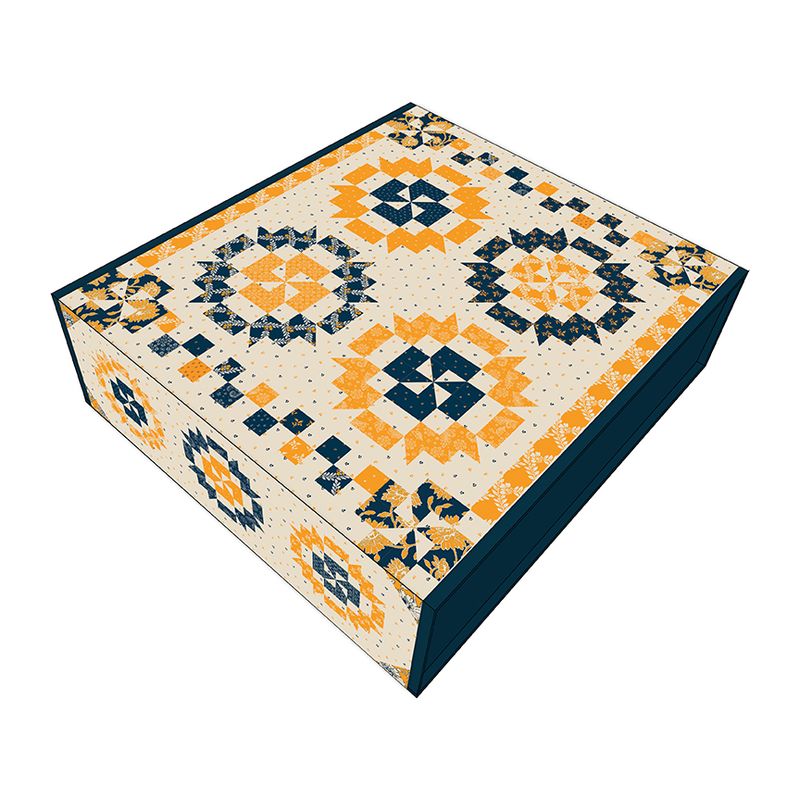 Cheddar at Twilight Peppermint Bark Quilt Boxed Kit