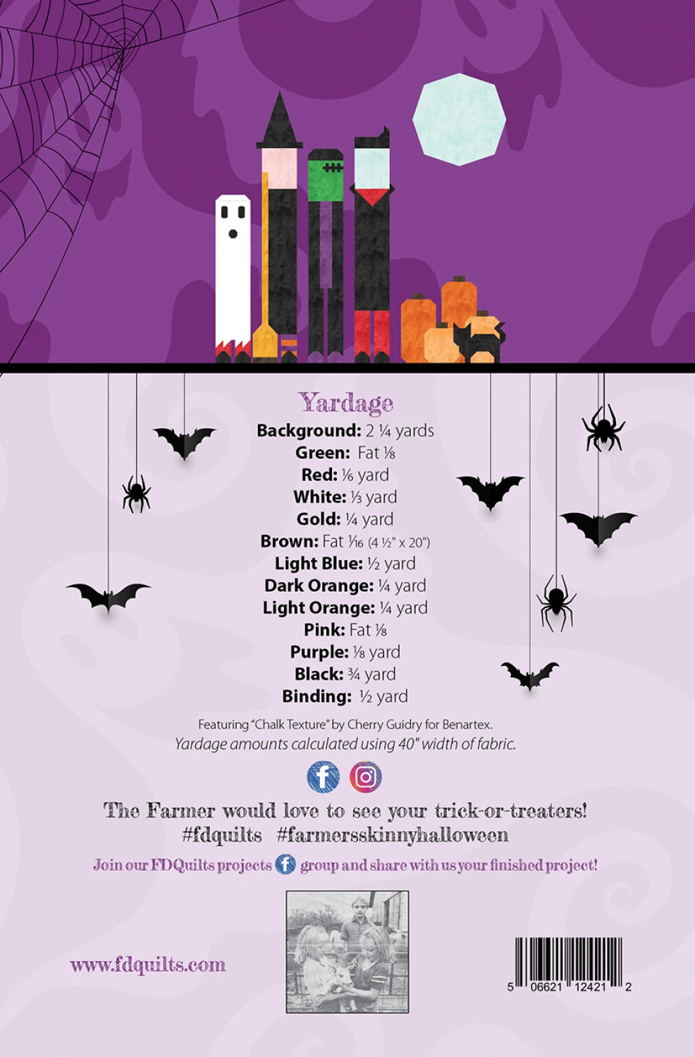 Farmer's Skinny Halloween Quilt Pattern