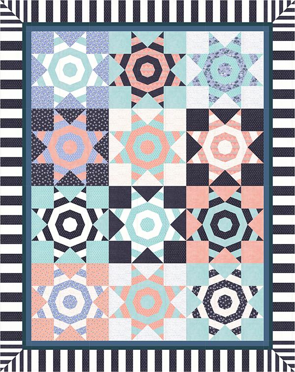 Wildflowers At Dusk Quilt Pattern