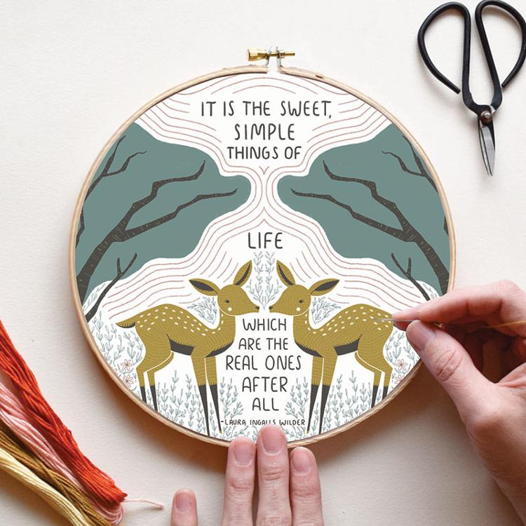Embroidery Sampler Sweet Things