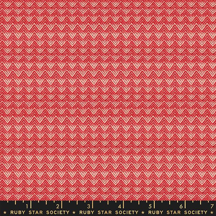 Warp Weft Wovens Warm Red Mountain