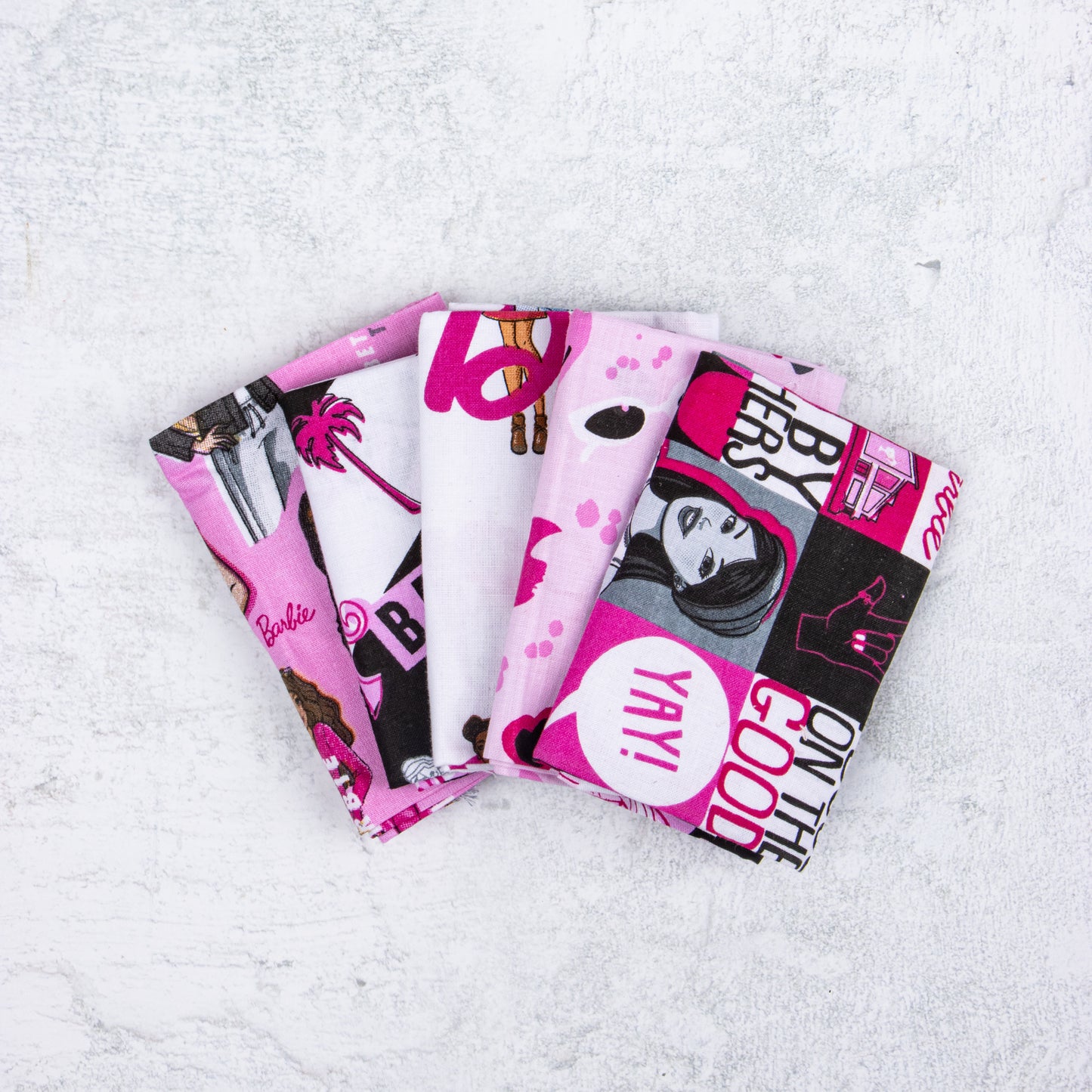 Barbie Dreamhouse Fat Quarter Bundle - Craft Fabric
