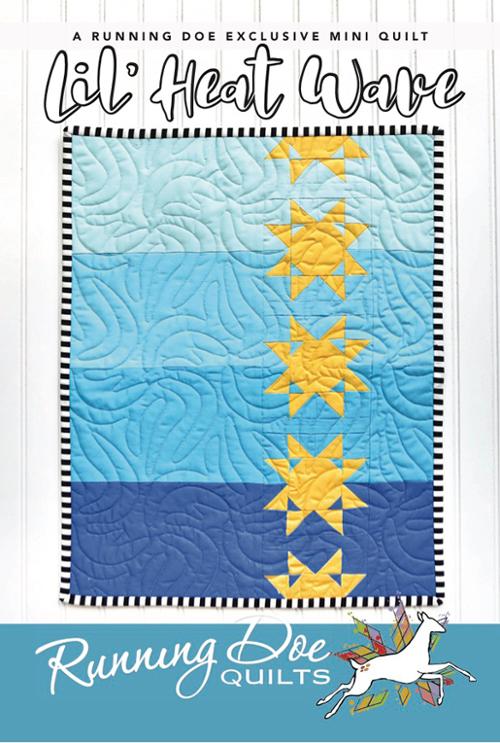 Lil' Heat Wave Pattern by Running Doe Quilts