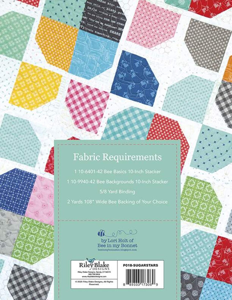 Bee in my Bonnet Sugar Stars Quilt Pattern