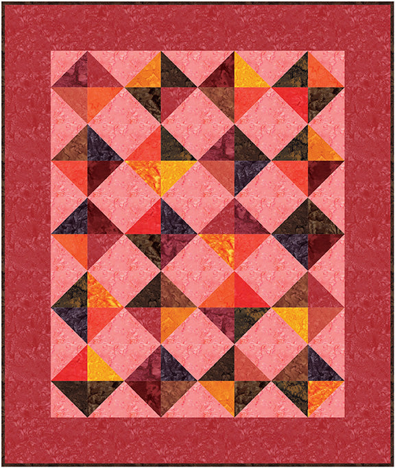 Raspberry Cream by Villa Rosa Quilt Pattern