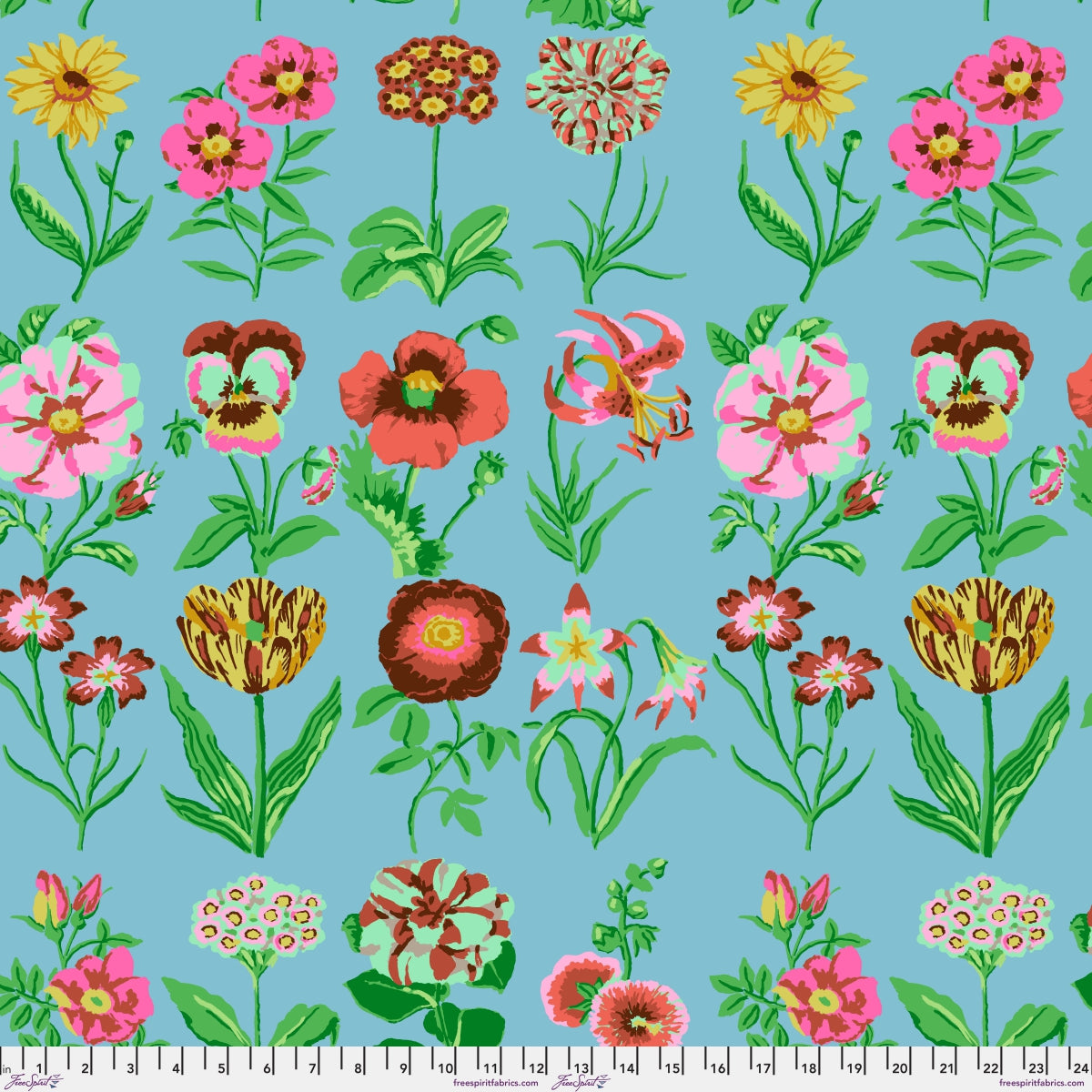 Flower Studies - Blue
