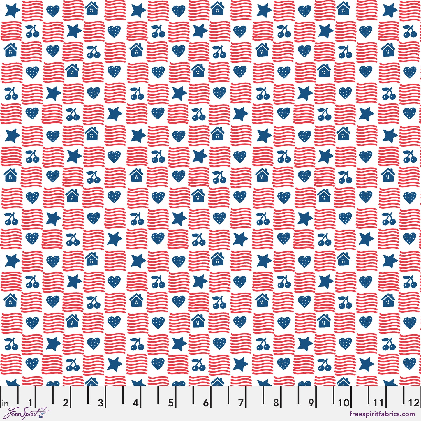 Happy Birthday America - Simple American Home - Red