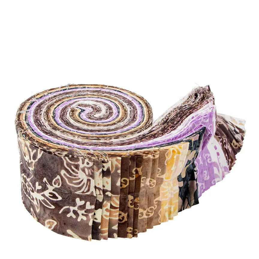 Expressions Batiks Victorian 2 1/2" Rolie Polie