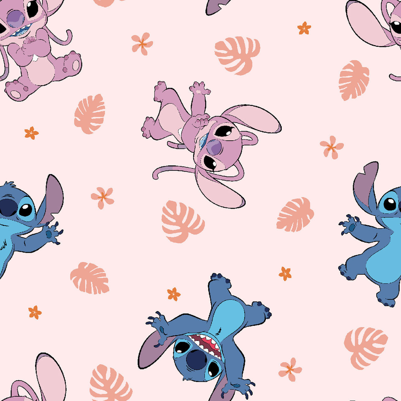 (Craft Fabric) Soft Tropics Stitch and Angel