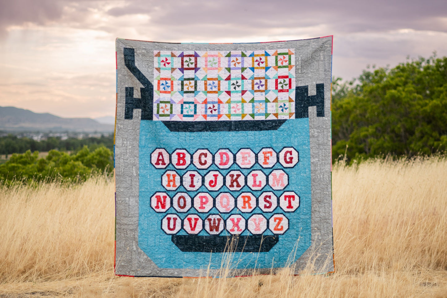 Just My Type Quilt Kit