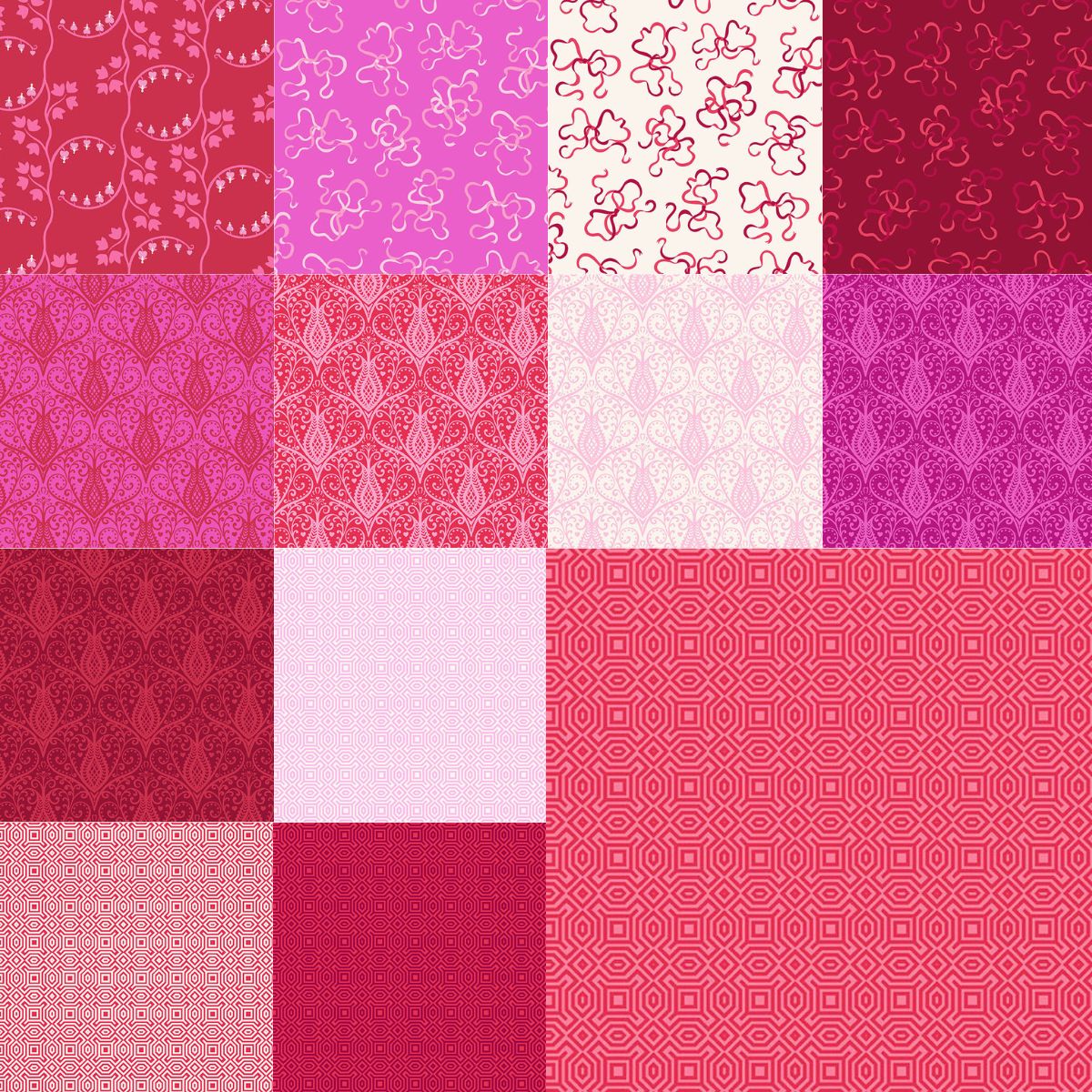 Heart Nouveau - 2.5" Strip Roll